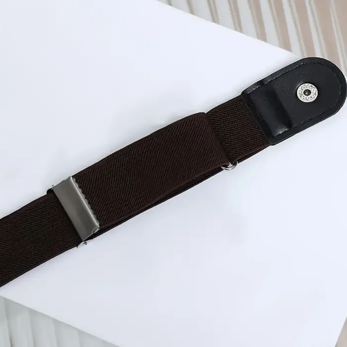 1 paire de ceinture élastique sans boucle