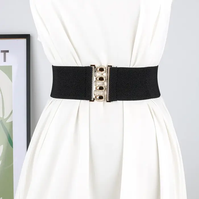 Ceinture large élastique pour femme