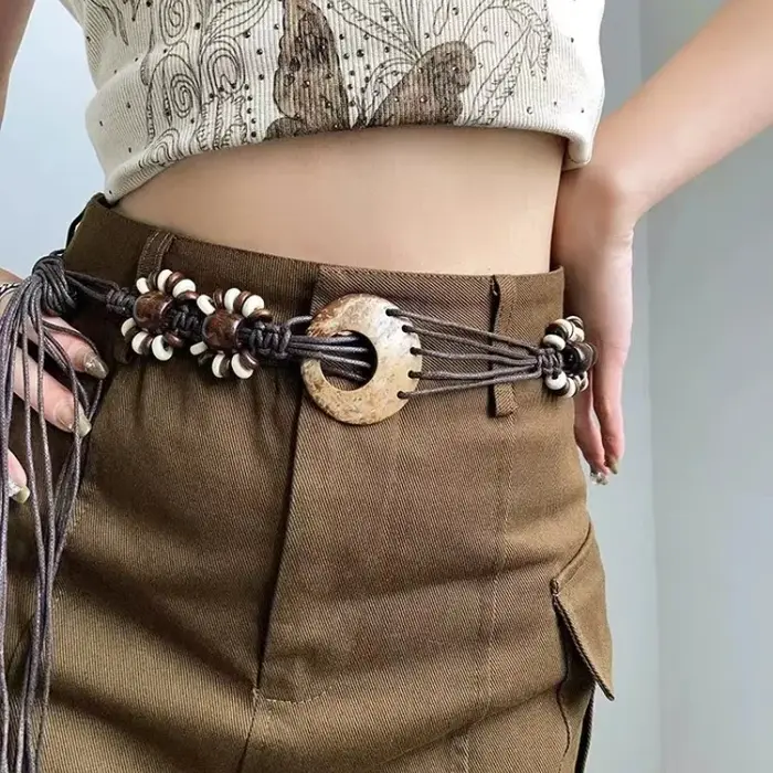 Ceinture rétro polyvalente pour femme