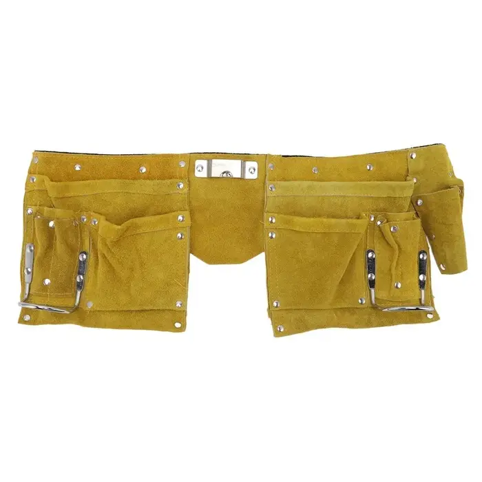 Ceinture à outils en cuir avec boucle à dégagement rapide