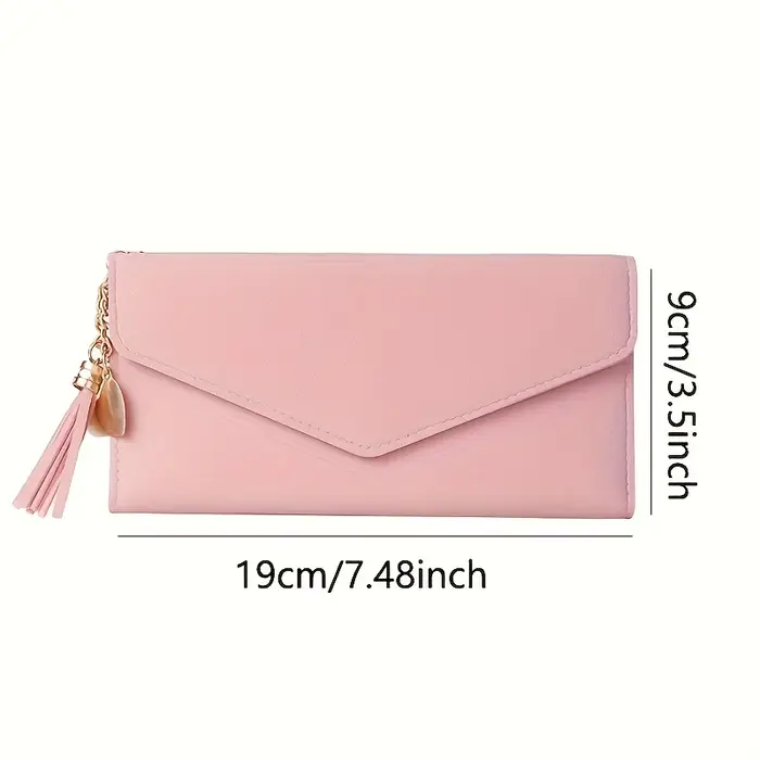 Portefeuille long personnalisable pour femme avec lettres