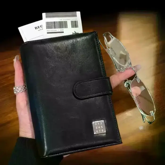 Portefeuille de passeport de voyage pour femmes et hommes