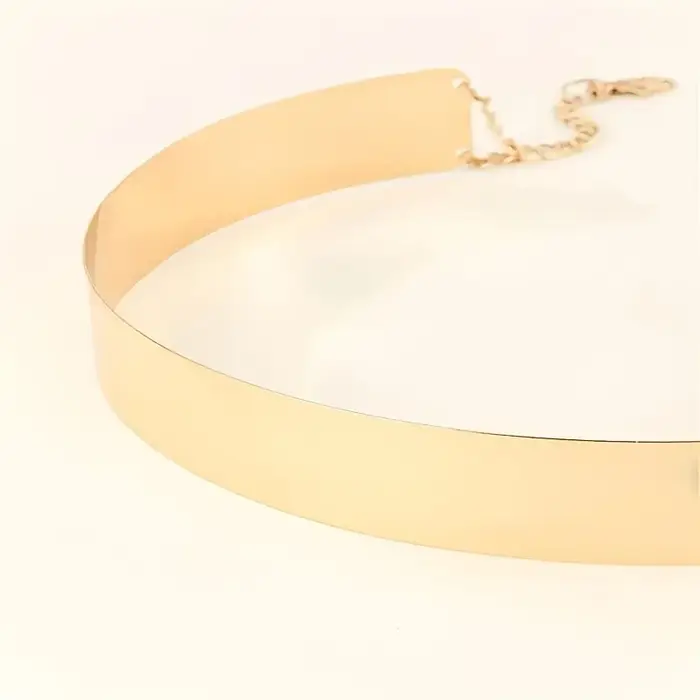 Ceinture classique en métal doré