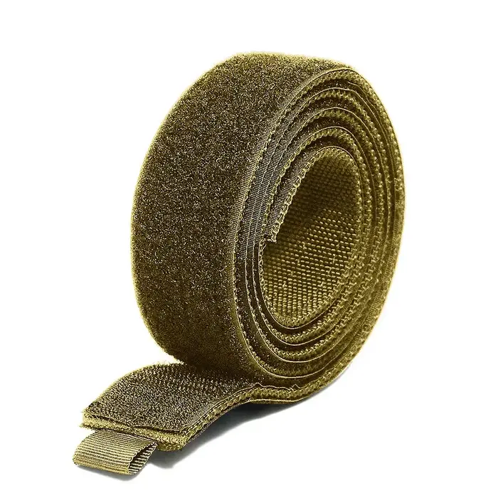 Ceinture Tactique Simple à Boucle EDC / Ceinture Intérieure Molle Velcro Ajustable 82-108cm