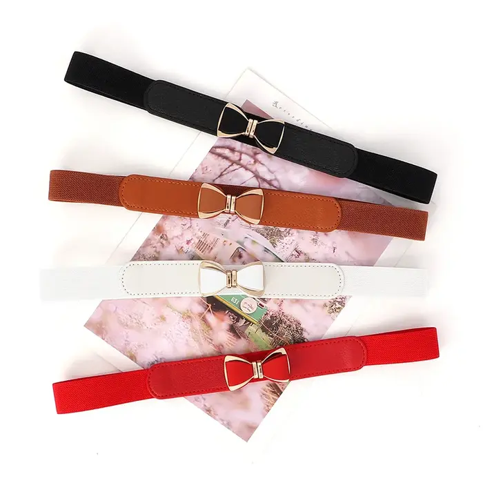 Ceinture à nœud 3D minimaliste de style français