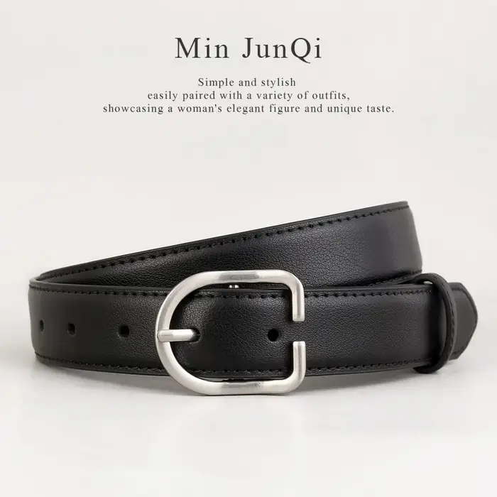 Ceintures de taille en cuir véritable pour femmes