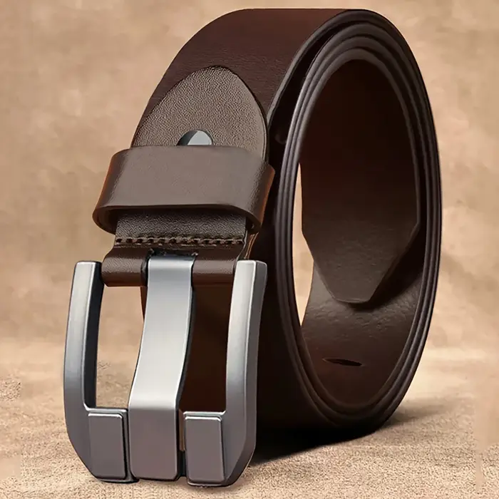 Ceinture à boucle ardillon en alliage personnalisée pour hommes