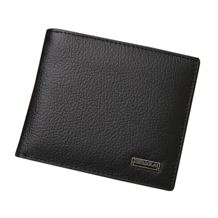 Portefeuille de luxe pour hommes en cuir véritable