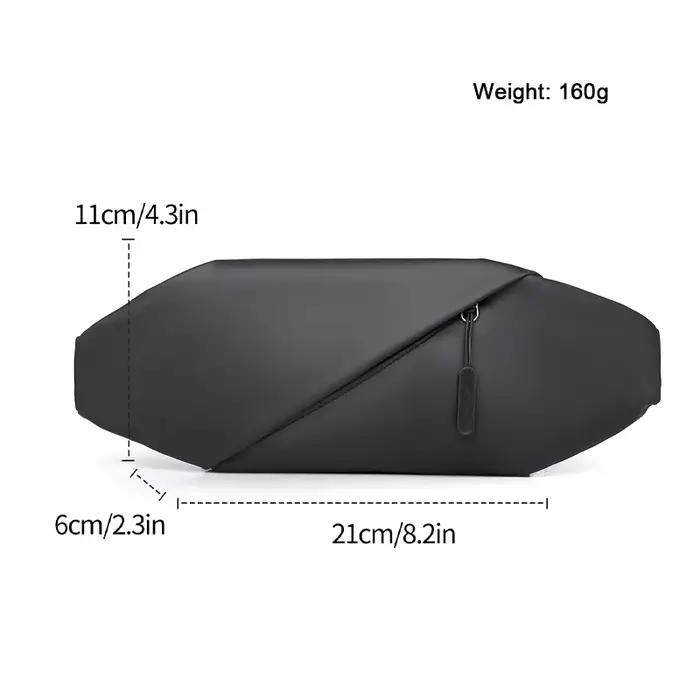 Nouveau sac à bandoulière pour hommes mode Simple grande capacité multi-fonction sac de poitrine