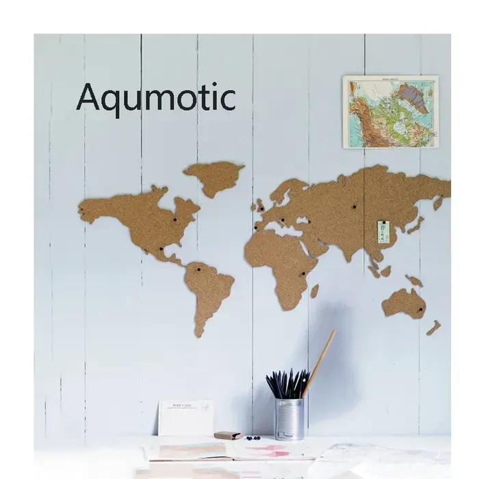 Aqumotic-Carte du monde simple