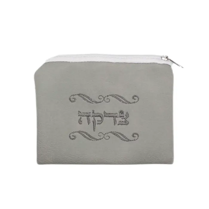 Porte-monnaie en tissu suédé, Mini-sac en tissu brodé hébreu, David de star