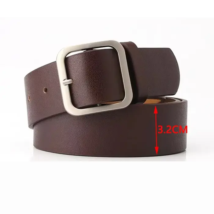 Ceinture en cuir PU pour femmes
