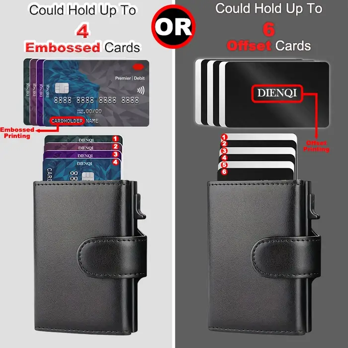 DIENQI Rfid microfibre cuir hommes portefeuilles porte-carte de crédit à trois volets portefeuille sacs d'argent