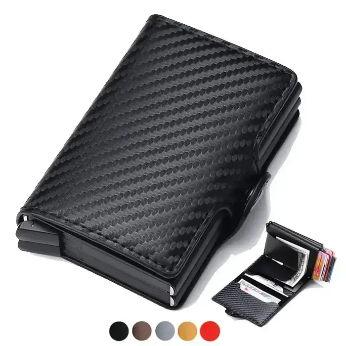 Portefeuille pour cartes de grande capacité pour hommes – Protection antivol