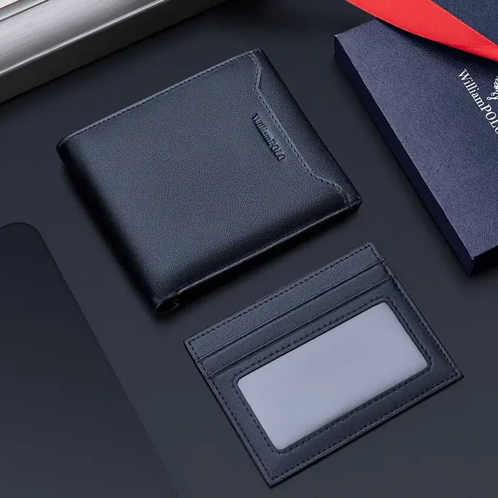 Portefeuille multifonctionnel en cuir pour hommes
