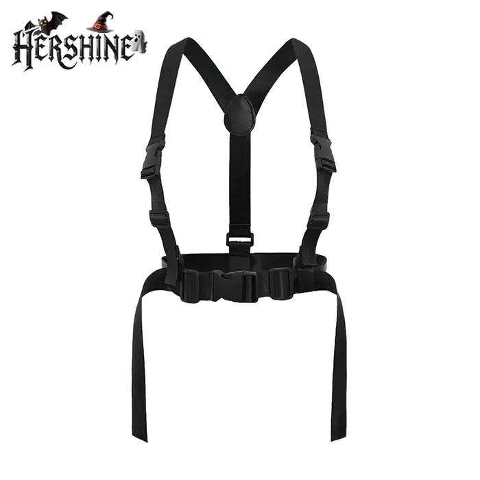 HERSHINE Ceinture en toile à double bandoulière pour femme, à la mode et sexy, réglable, style gothique Harajuku Y2K printemps, été