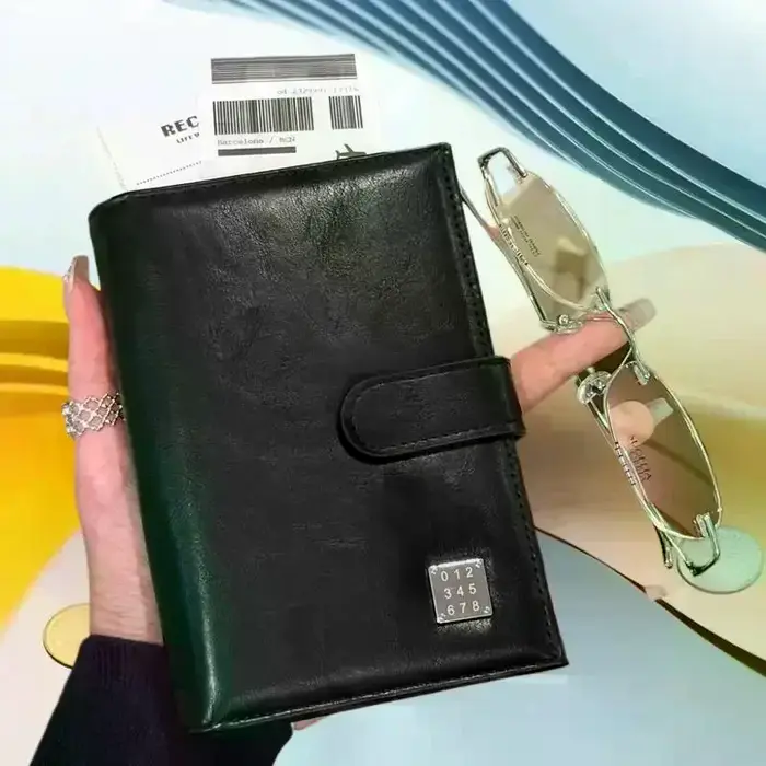 Portefeuille de passeport de voyage pour femmes et hommes