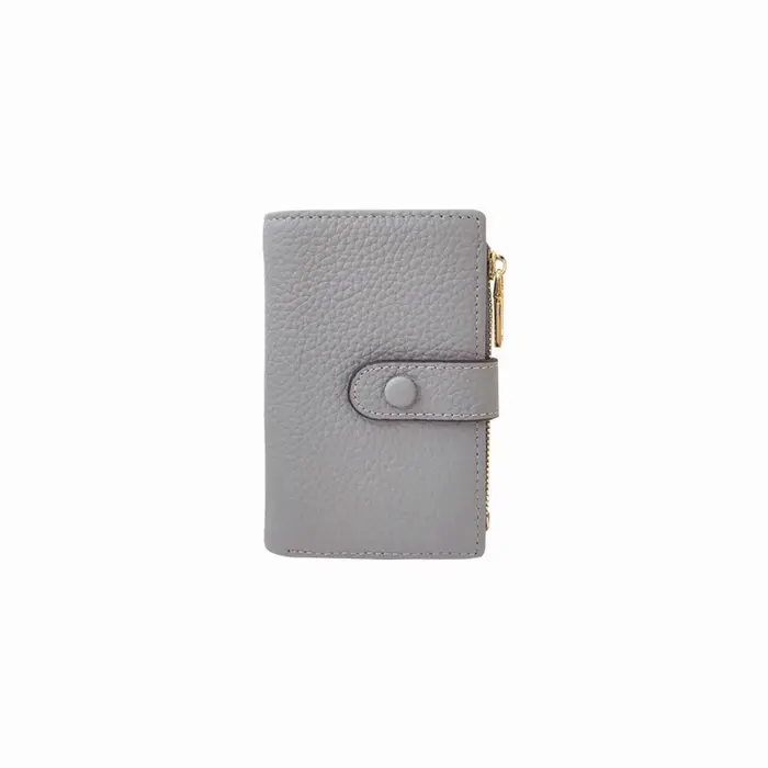 Porte-cartes avec lettres personnalisées en cuir véritable pour hommes et femmes