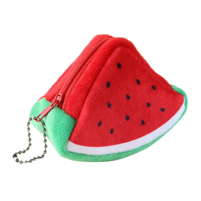 Mignon en peluche poisson porte-monnaie femmes Taiyaki argent carte clé écouteur porte-monnaie pour