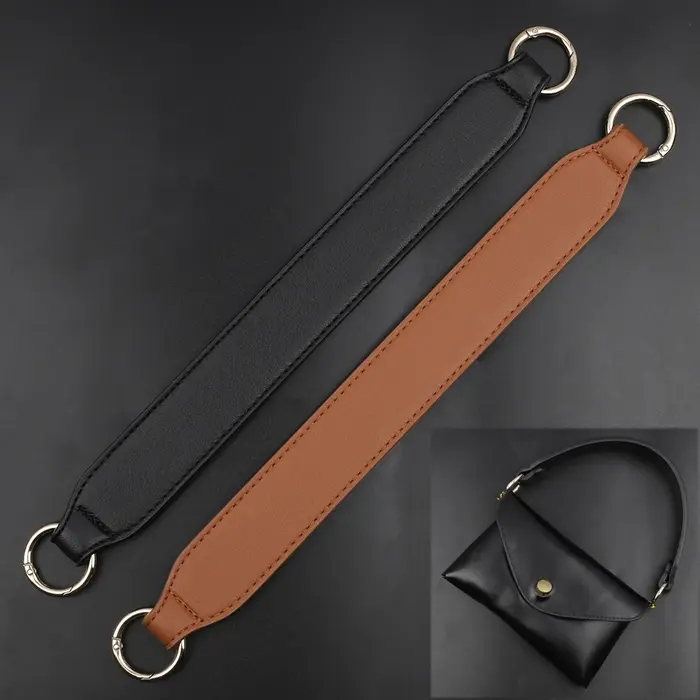 34CM sac bandoulière large sangle poignée ceinture bande femmes sac à main en cuir PU