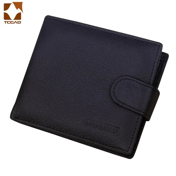 Portefeuille homme en cuir véritable