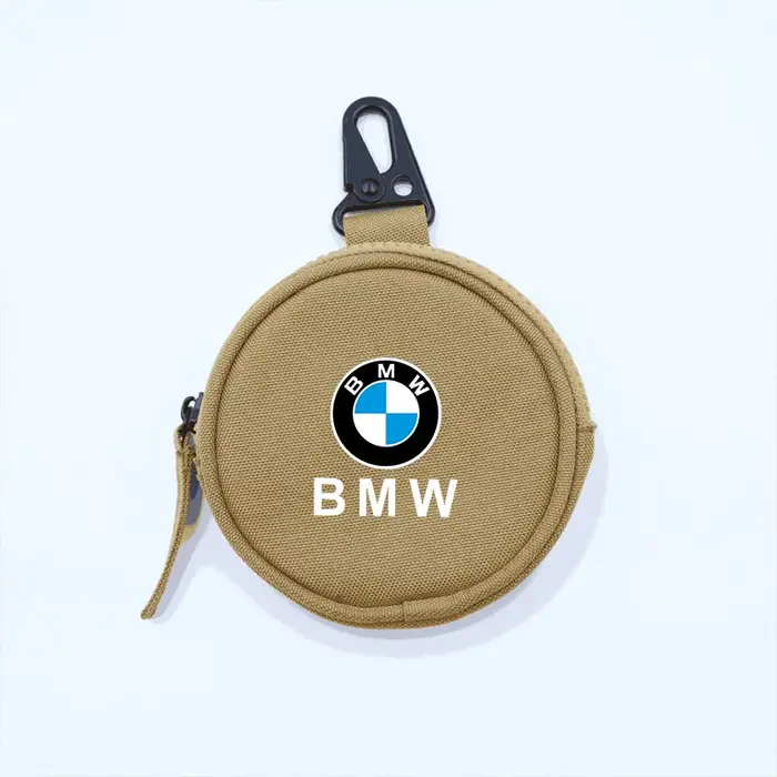 Porte-clés de voiture, pochette pour pièces de monnaie, sac de rangement pour cartes et clés, décora