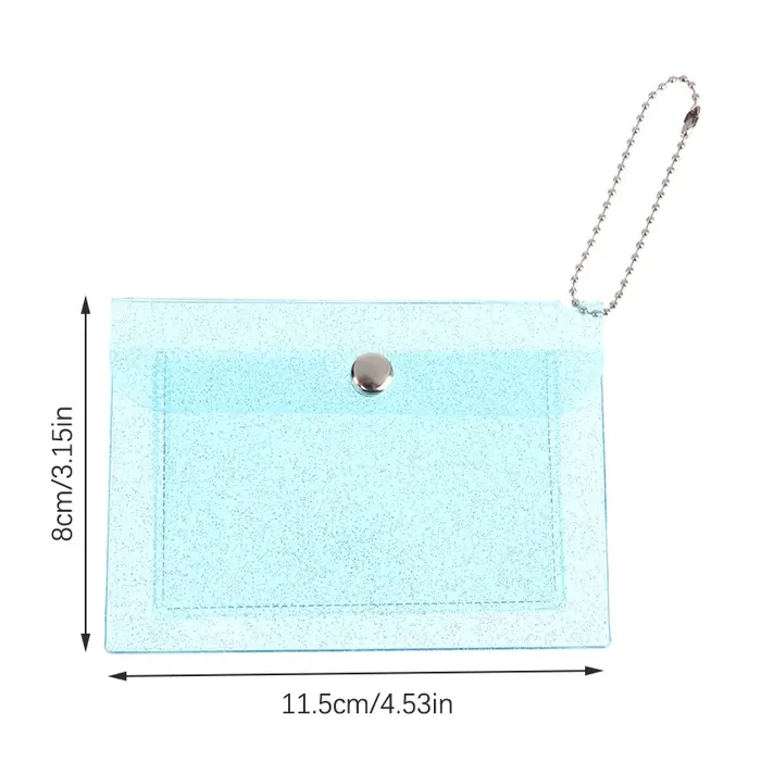 Porte-cartes de crédit transparent et étanche pour hommes et femmes