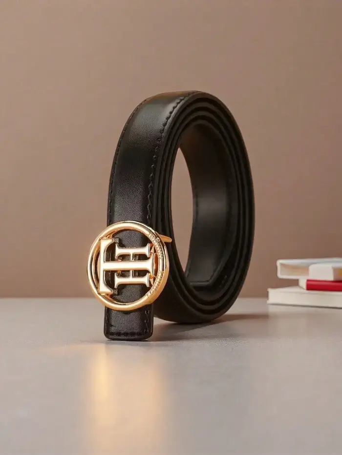1 ceinture pour femme neuve avec boucle lisse à lettres