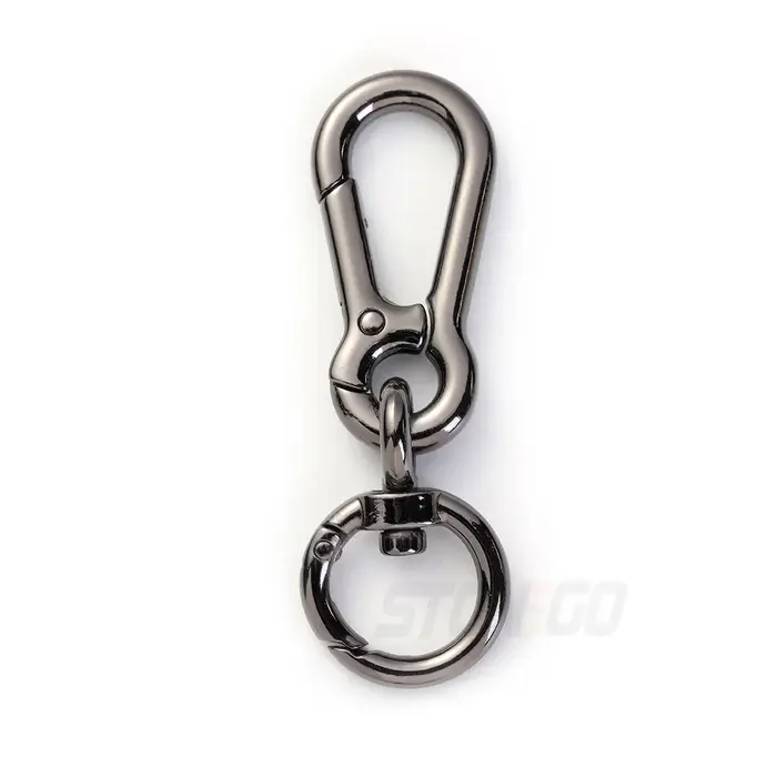 Porte-clés à mousqueton en alliage de Zinc, avec mousqueton, porte-clés à dégagement rapide, Stonego