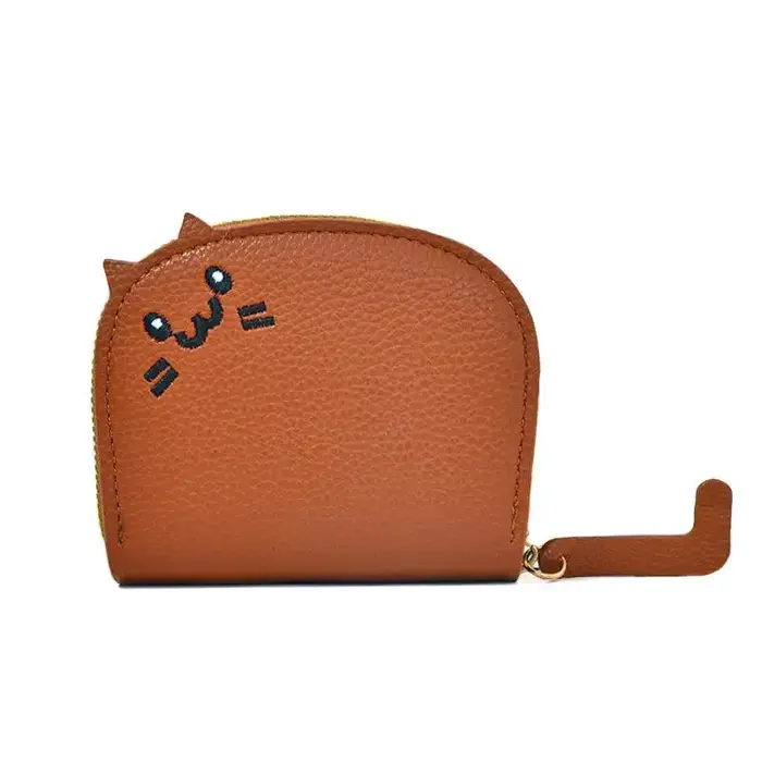 Portefeuille porte-cartes en cuir PU pour femmes et filles