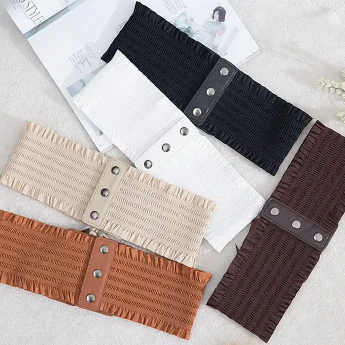 Ceinture élastique large pour femmes