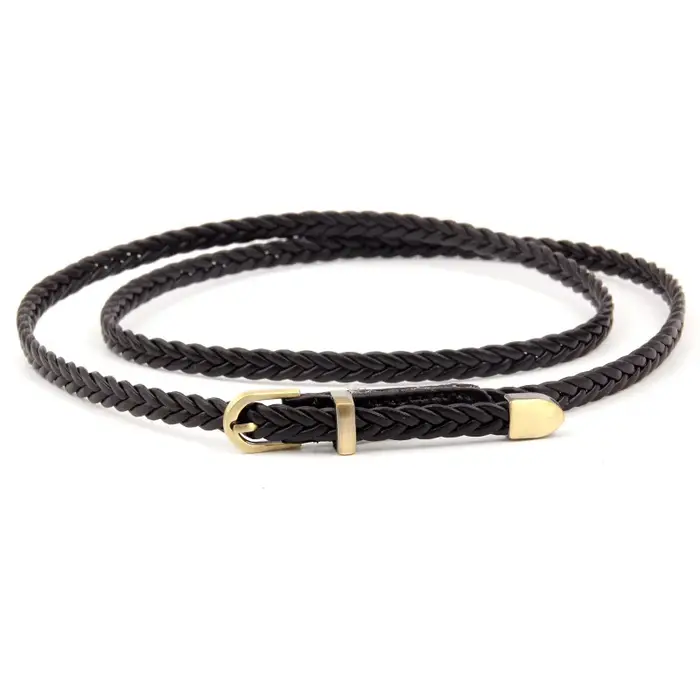 Ceinture fine rétro décontractée pour femme