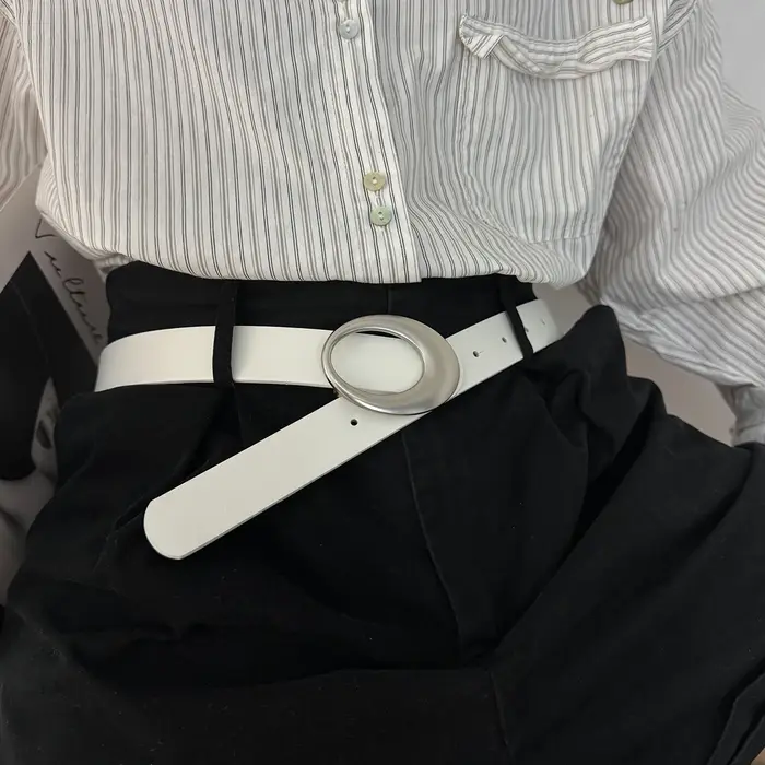 Ceinture Vintage lune étoile Punk décoration Couple Y2k boucle en métal hommes et femmes