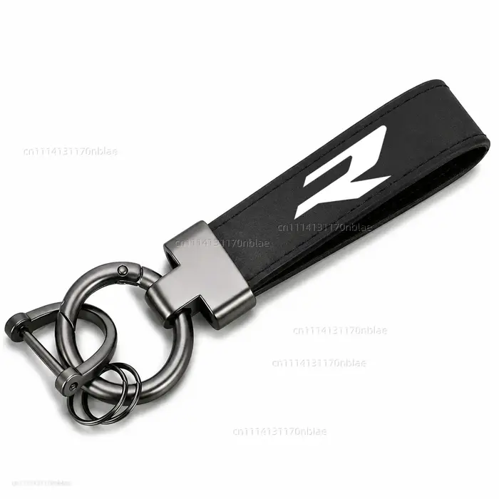 Porte-clés en cuir et daim de haute qualité, porte-clés de moto pour BMW R1250R R1200R R1150R R1100R