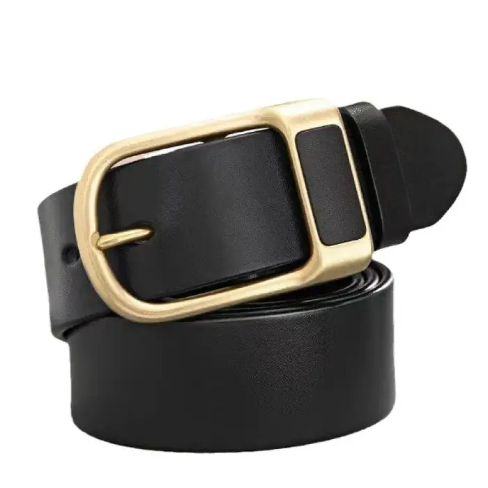 Ceinture à boucle polyvalente et tendance pour hommes, style cowboy, ceinture à boucle à ardillon, ceinture rétro pour jeans, ceinture décontractée pour affaires