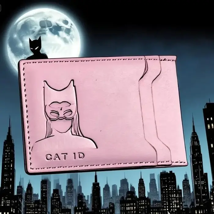 Portefeuille d'identité Hero Cat pour femme et fille