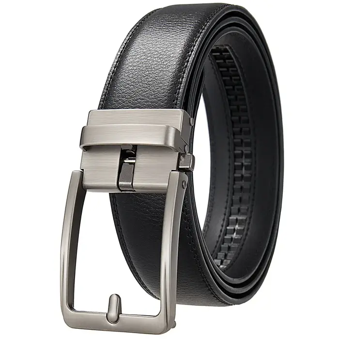 Ceintures d'affaires en cuir véritable pour hommes, grande taille 170 160 150 140 130cm, boucle automatique, sangle de taille de haute qualité