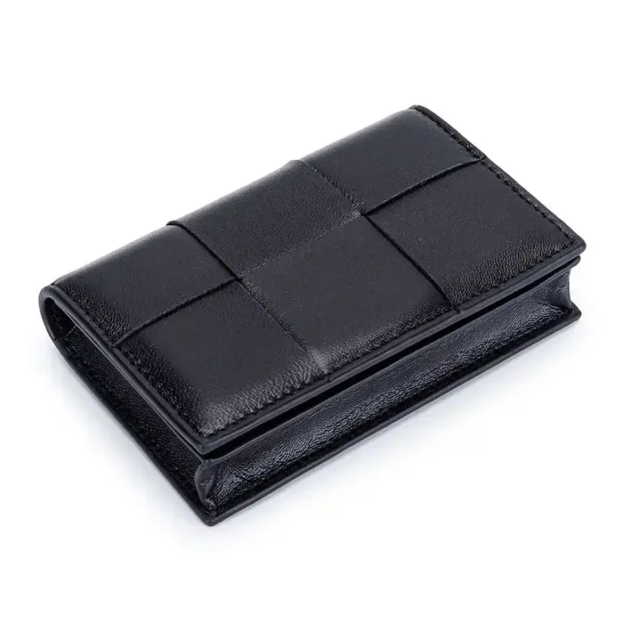 Porte-cartes en peau de mouton