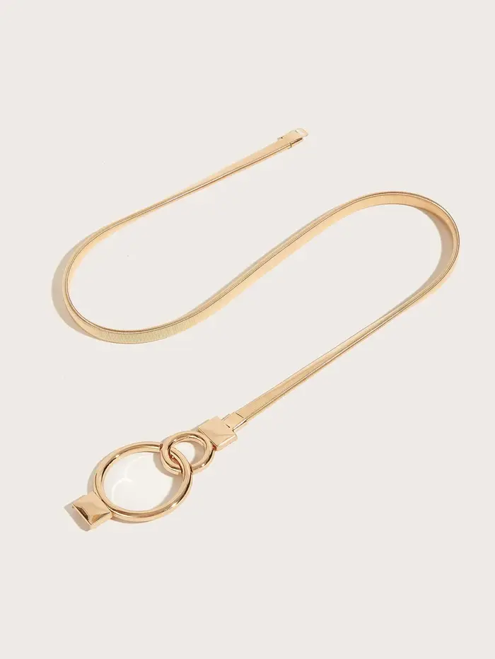 Ceinture à boucle ronde