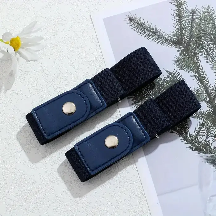 Lot de 2 ceintures élastiques unisexe 2026 – Nouvelle ceinture extensible pour pantalons et jeans, s
