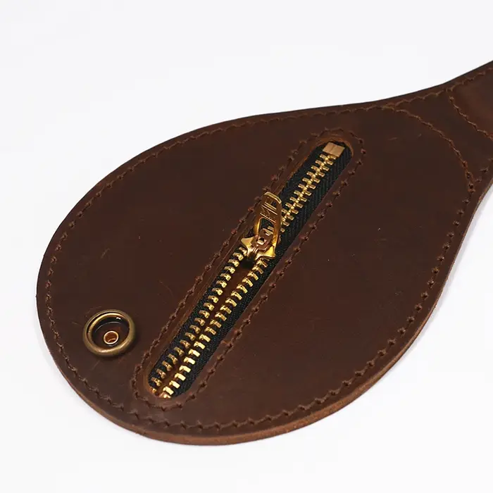 100% porte-monnaie en cuir véritable Boston