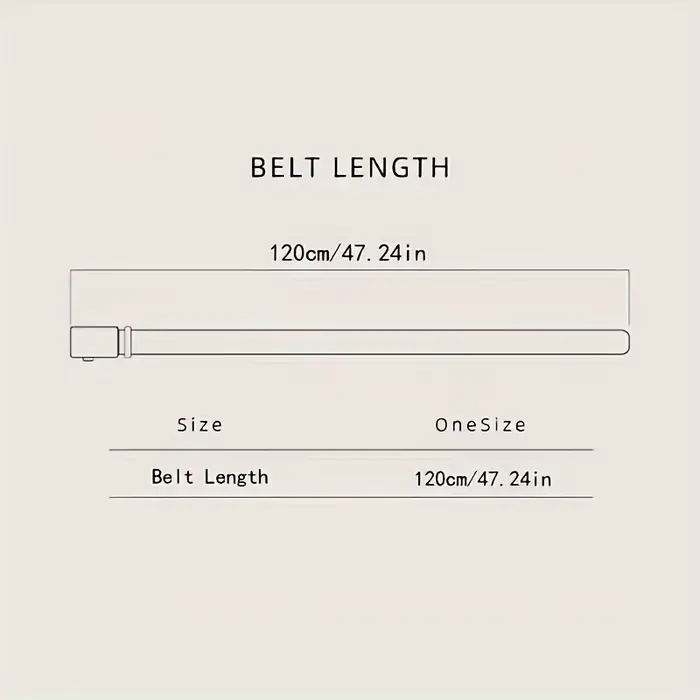 Ceinture élégante en cuir PU pour hommes – Ceintures à la mode pour la vie quotidienne, les loisirs,