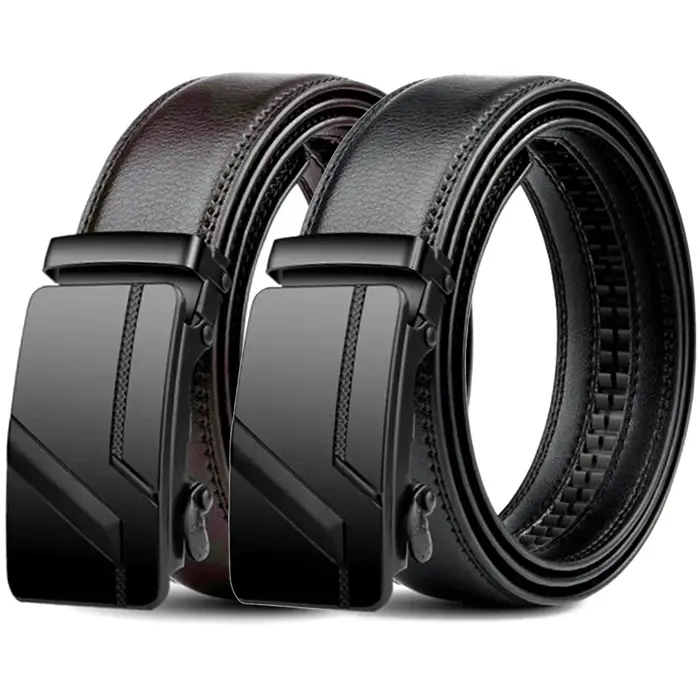 105 - 130 140 150 160 170 cm grande taille ceinture pour hommes marque de mode 3.5 cm automatique Simple boucle