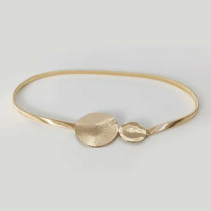 Ceinture à chaîne dorée pour femmes