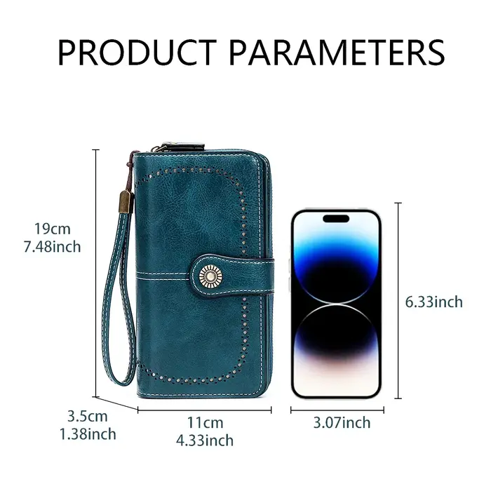 Portefeuille antivol Rfid pour hommes et femmes