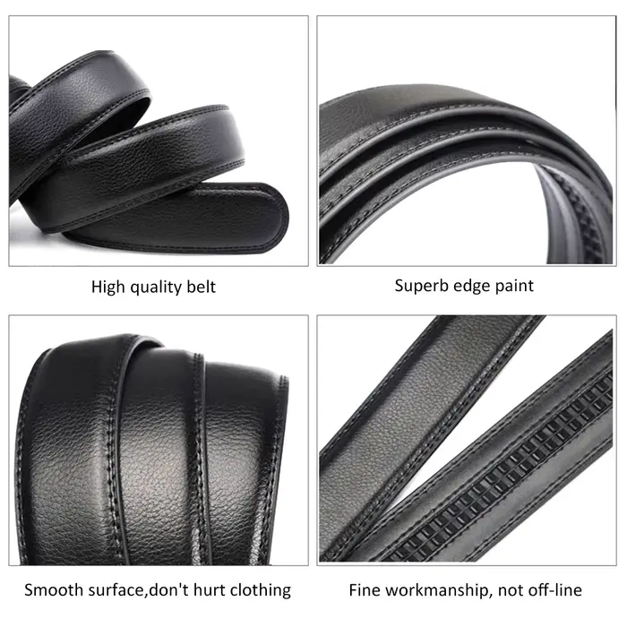 Ceinture de Luxe en Cuir PU pour Homme