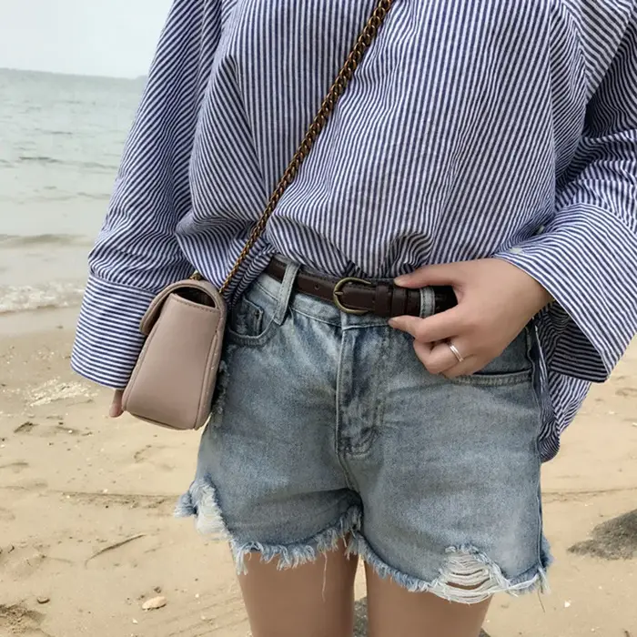 Ceinture classique en cuir de haute qualité pour hommes