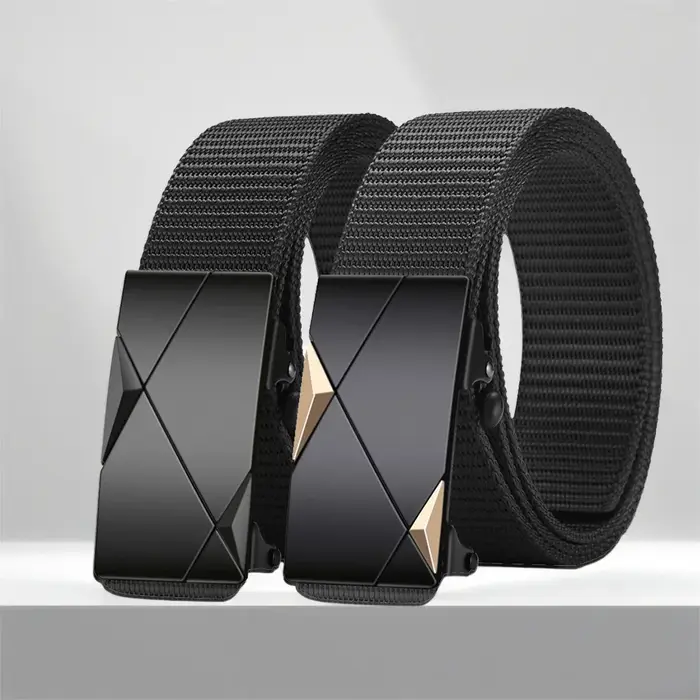 Ceinture de pantalon décontractée pour hommes, tendance et polyvalente, en toile, adaptée aux sports d'aventure en plein air