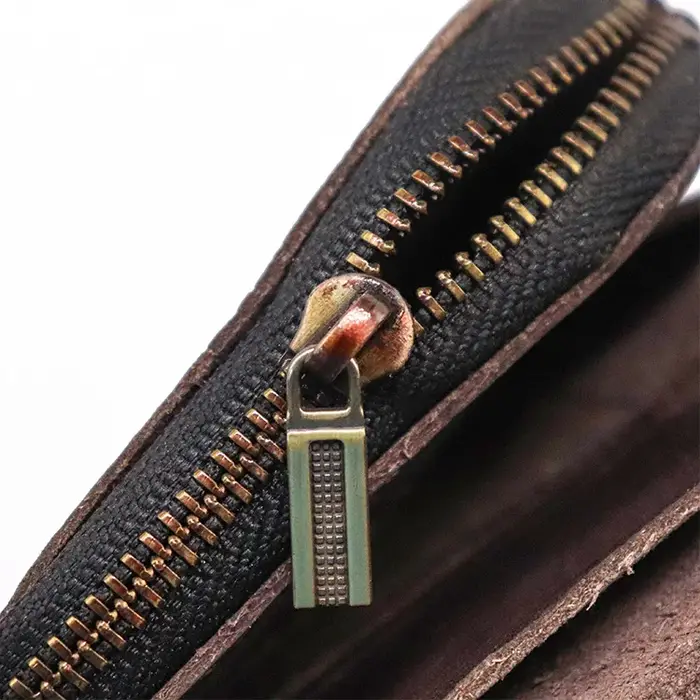 Portefeuille en cuir véritable fait à la main pour hommes et femmes