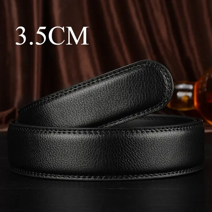 Ceinture d'affaires unisexe en PU pour hommes et femmes